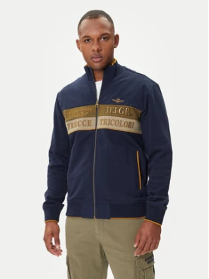 Aeronautica Militare Bluza 252FE2066UP00350 Granatowy Regular Fit