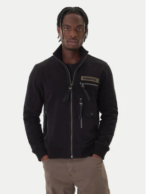 Aeronautica Militare Bluza 252FE2069UF00668 Czarny Regular Fit