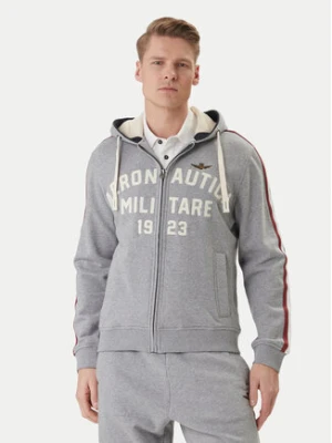 Aeronautica Militare Bluza 261FE2070UF00677 Szary Comfort Fit