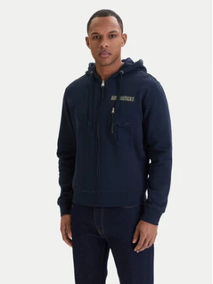 Aeronautica Militare Bluza 261FE2100UF00679 Granatowy Regular Fit