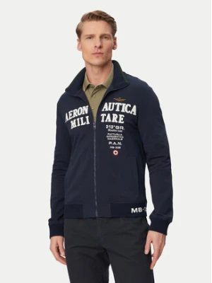Aeronautica Militare Bluza 261FE2105UF00683 Granatowy Regular Fit