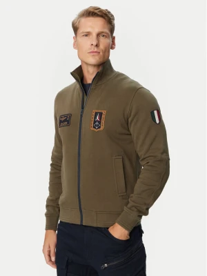 Aeronautica Militare Bluza 262FE2130UF00689 Zielony ciemny Regular Fit