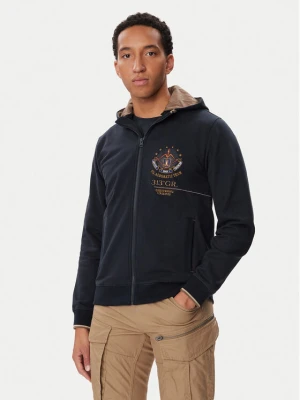 Aeronautica Militare Bluza 262FE2131UF00662 Granatowy Regular Fit