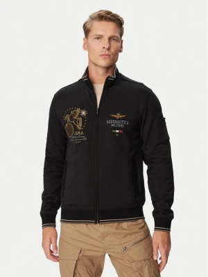Aeronautica Militare Bluza 262FE2134UF00662 Czarny Regular Fit