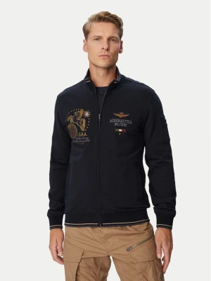 Aeronautica Militare Bluza 262FE2134UF00662 Granatowy Regular Fit