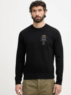 Aeronautica Militare bluza męska bawełniana czarny