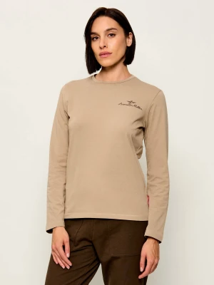 Aeronautica Militare Bluzka | Regular Fit beżowy