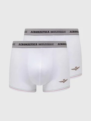 Aeronautica Militare bokserki 2-pack męskie kolor biały AM1UBX004