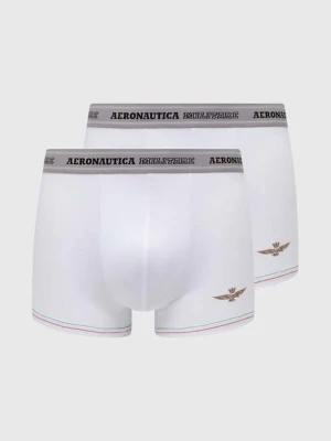 Aeronautica Militare bokserki 2-pack męskie kolor biały AM1UBX004