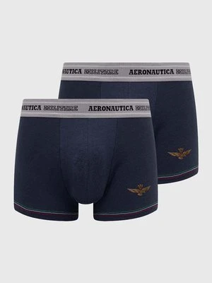 Aeronautica Militare bokserki 2-pack męskie kolor granatowy AM1UBX003