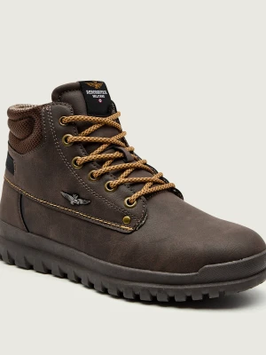 Aeronautica Militare Buty wysokie STIVALETTO brązowy