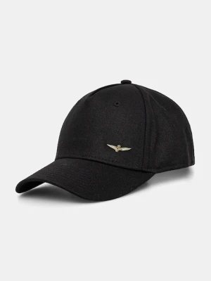 Aeronautica Militare czapka z daszkiem bawełniana kolor czarny HA1122UCT02848