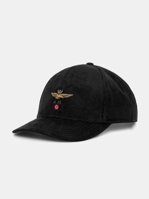 Aeronautica Militare czapka z daszkiem kolor czarny HA1229UCT04237