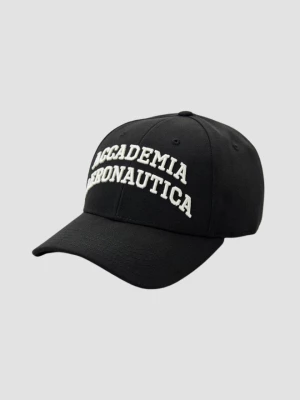 AERONAUTICA MILITARE Czarna czapka z daszkiem