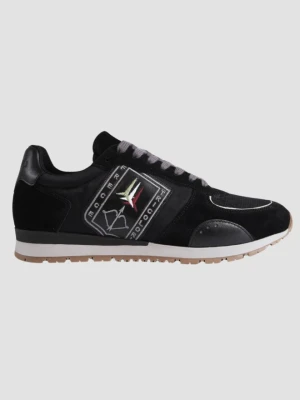 AERONAUTICA MILITARE Czarne męskie sneakersy Frecce Tricolori