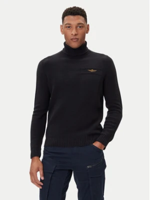 Aeronautica Militare Golf 252MA1587UL00904 Czarny Regular Fit