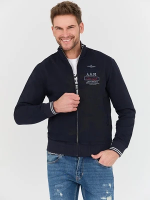 AERONAUTICA MILITARE Granatowa męska bluza Felpa, Rozmiar 3XL