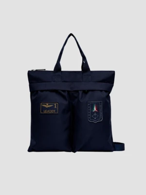 AERONAUTICA MILITARE Granatowa męska torba sportowa