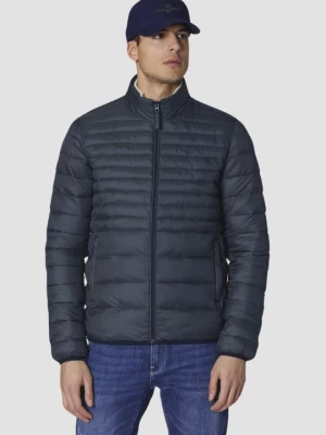 AERONAUTICA MILITARE Granatowa pikowana kurtka JACKET