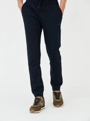 AERONAUTICA MILITARE Granatowe męskie spodnie dresowe, Rozmiar M