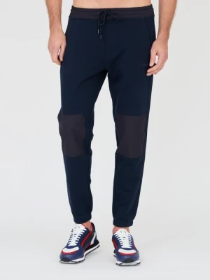 AERONAUTICA MILITARE Granatowe męskie spodnie dresowe, Rozmiar S