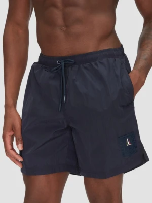 AERONAUTICA MILITARE Granatowe męskie szorty kąpielowe, Rozmiar 48
