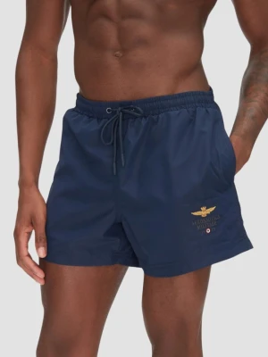 AERONAUTICA MILITARE Granatowe szorty kąpielowe, Rozmiar 52