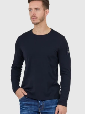 AERONAUTICA MILITARE Granatowy longsleeve męski