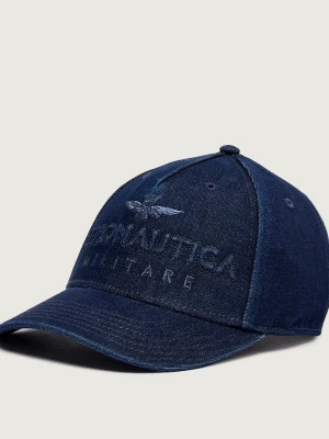 Aeronautica Militare Jeansowa bejsbolówka