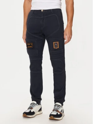 Aeronautica Militare Joggery 242PF743J505 Granatowy Regular Fit