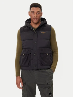 Aeronautica Militare Kamizelka 252AB3017UCT04211 Czarny Regular Fit
