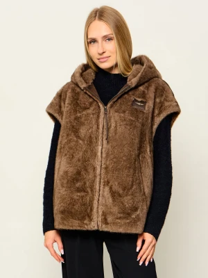 Aeronautica Militare Kamizelka | Relaxed fit brązowy