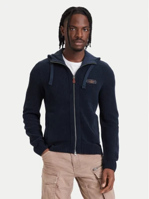 Aeronautica Militare Kardigan 262MA1671UL00954 Granatowy Regular Fit