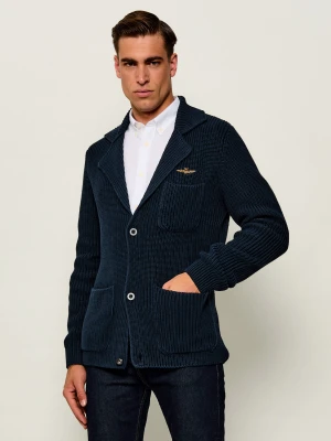 Aeronautica Militare Kardigan | Regular Fit granatowy