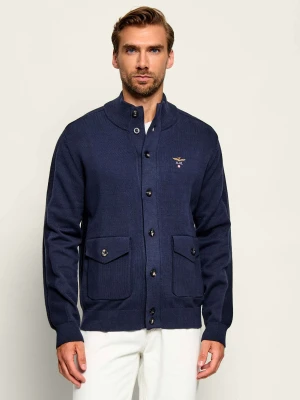 Aeronautica Militare Kardigan | Regular Fit granatowy