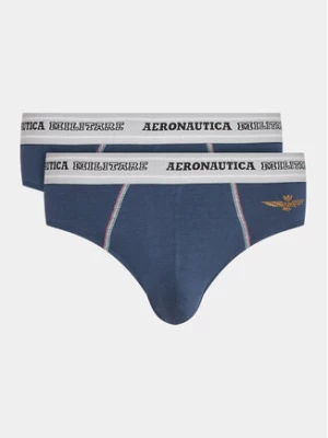 Aeronautica Militare Komplet 2 par slipów AM1USL002 Granatowy