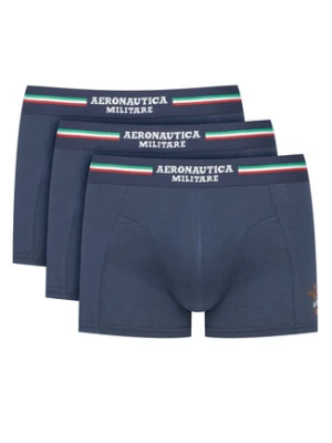 Aeronautica Militare Komplet 3 par bokserek AM1UBX001T Granatowy