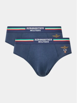 Aeronautica Militare Komplet slipów AM1USL001 Granatowy