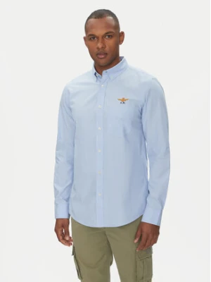 Aeronautica Militare Koszula 251CA1277CT3532 Niebieski Regular Fit
