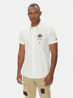 Aeronautica Militare Koszula 251CA1285CT3288 Biały Regular Fit