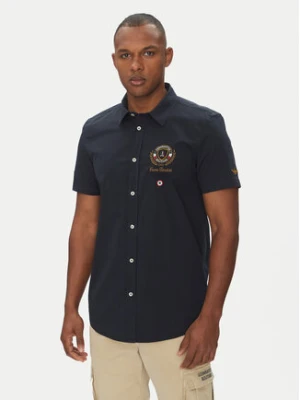 Aeronautica Militare Koszula 251CA1285CT3288 Granatowy Regular Fit