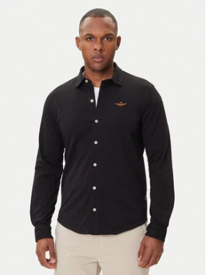 Aeronautica Militare Koszula 252CA1265UP00342 Czarny Regular Fit