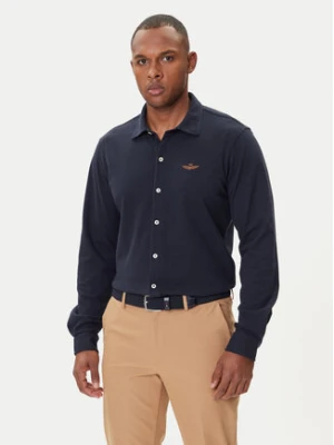 Aeronautica Militare Koszula 252CA1265UP00342 Granatowy Regular Fit