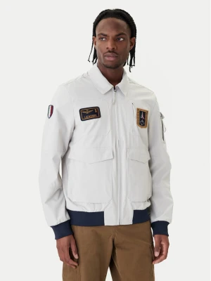 Aeronautica Militare Kurtka bomber 261AB3049UCT04290 Szary Regular Fit