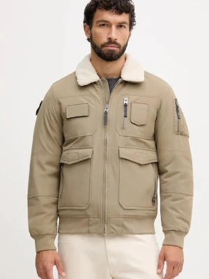 Aeronautica Militare kurtka kolor beżowy przejściowa AB3024UCT03151