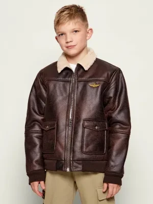 Aeronautica Militare Kurtka MONTONE | Relaxed fit | shearling