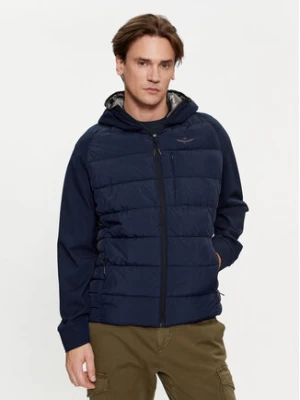 Aeronautica Militare Kurtka przejściowa 232AF465CT3201 Granatowy Regular Fit