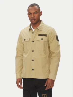 Aeronautica Militare Kurtka przejściowa 251AC032CT3505 Beżowy Regular Fit