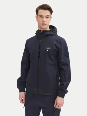 Aeronautica Militare Kurtka przejściowa 251AF497F559 Granatowy Regular Fit