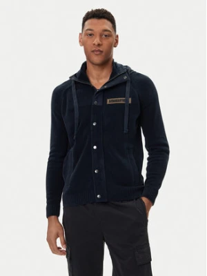 Aeronautica Militare Kurtka przejściowa 252MA1575UL00539 Granatowy Regular Fit